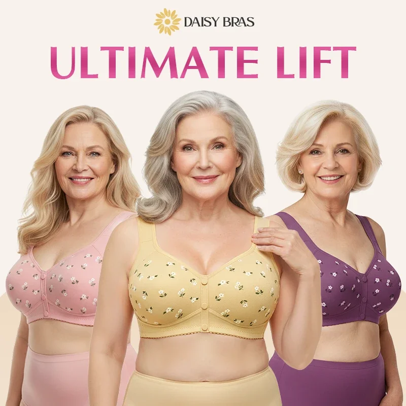 Daisy Bra - LAST DAY SALE 80% OFF - Comfortable & Convenient Front Button Braa